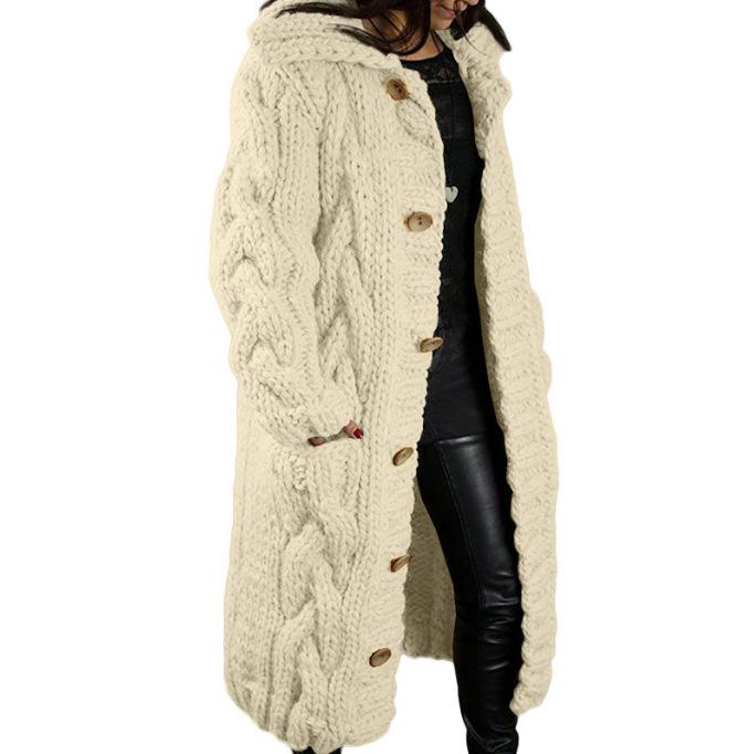 2026 Women s Plus Size Cardigan Sweater - European & American Fashion Knitwear XL