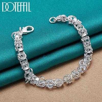 Bracelet à breloques en argent Sterling 925, cadeau de fête, bijoux à la mode