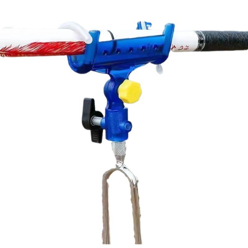 Universal Self-Locking Fishing Rod Holder with Ground Insert