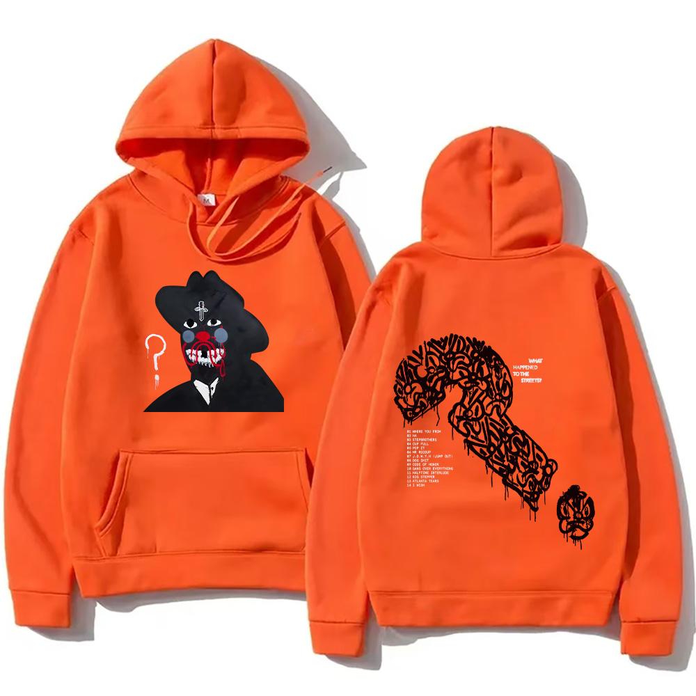 21 Savage What Happened To The Streets? New Album Hoodie Retro Hip Hop Streetwear Women Men Y2k Sweatshirt Fashion Graphic Hoody