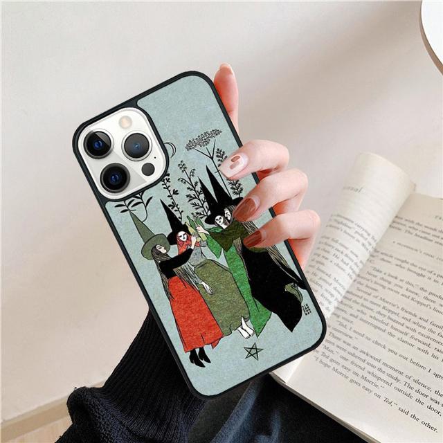 Häxornas Cirkeldans Snäckskal För iPhone 17 Air 15 16e 14 13 12 Pro Max 11 Pro Max Plus Mobilskal Skydd