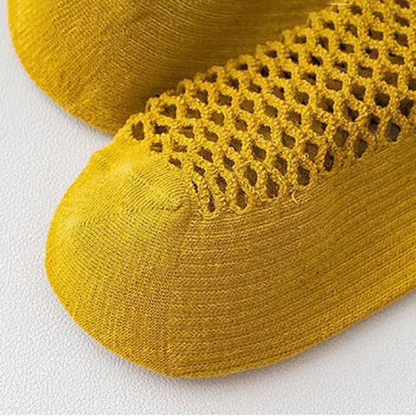 Summer Women's Short Socks Breathable and Sweat-absorbent Boat Socks Clogs Solid Color Japanese Style Mesh Short Socks for Women