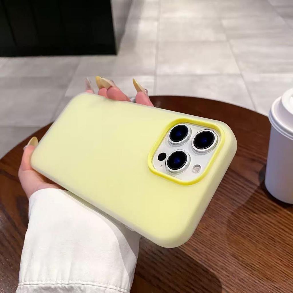 2-in-1 Jelly Liquid Silicone Frosted Anti-Drop Case for iPhone 17/16