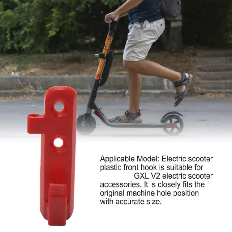 Light Weight Plastic Front Hook Replacement Electric Scooter Front Hook Bags Luggage Hanger for GXL V2 Easy to Use