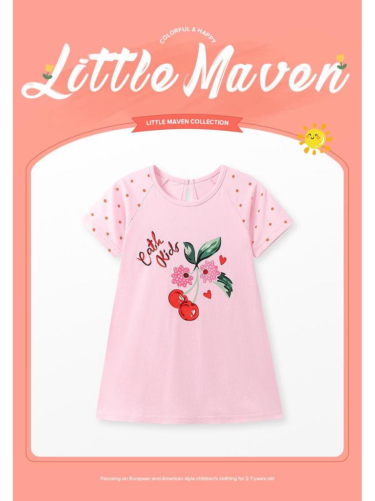 Little Maven Summer Dress: Cute Baby Skirt In European and American Style for Girls
