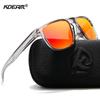 KDEAM Brand Classic Design Polarized Sunglasses For Men Coating Mirrored Lens Oval Travel Sport Sun Glasses Fashion Women Shades