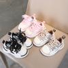 Spring Girls Retro Running Shoes Lightweight Soft Sole Casual Sneakers For Little And Middle Kids