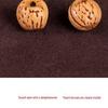 Bracelet en bois de pêche et noyer avec fil rouge pour tous les âges et tous les signes du zodiaque