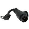 13-Pin Euro Plug To 4-Pin US Socket Trailer Adapter