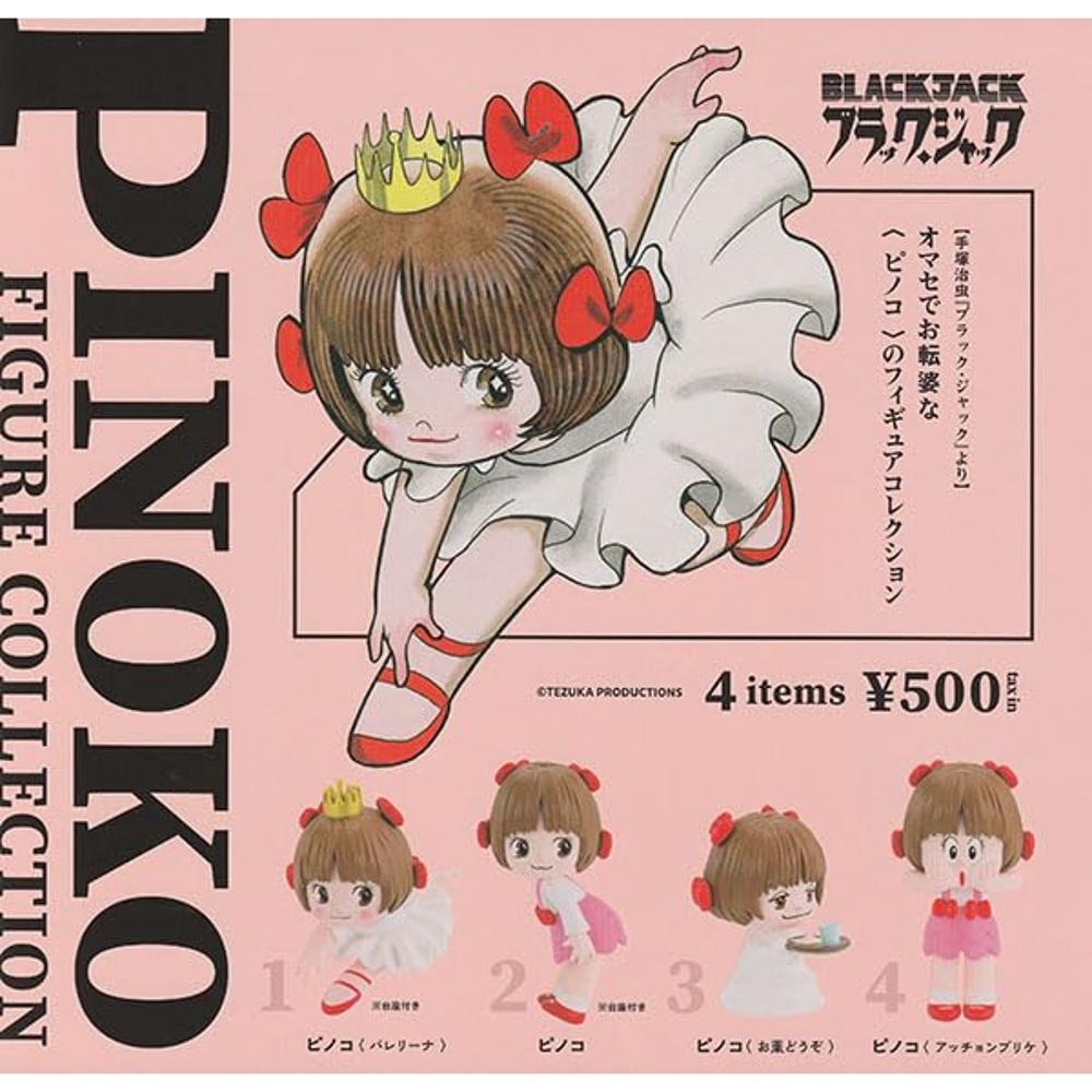Black Jack Pinoko Figure Collection All 4 Types Set
