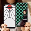 Demon Slayer Anime para LG G8 G8S G8X V30 V35 V40 V50 V60 ThinQ Q60 K40 K50 K30 K41 K51 K61 K71 K92 Funda Negra para Teléfono