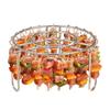 Detachable Vertical Grill Rack Vertical Barbecue Skewer Bracket for Air Fryer Accessory
