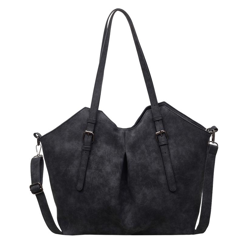 High Quality Women's Bag Urban Trend Style Shoulder Bag Matte Leather Adjustable Shoulder Bag Versatile Casual Large Capacity Commuter Zipper Handbag