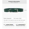 Meier First layer cowhide green black brown girdle genuine leather pebbled belt wide belt