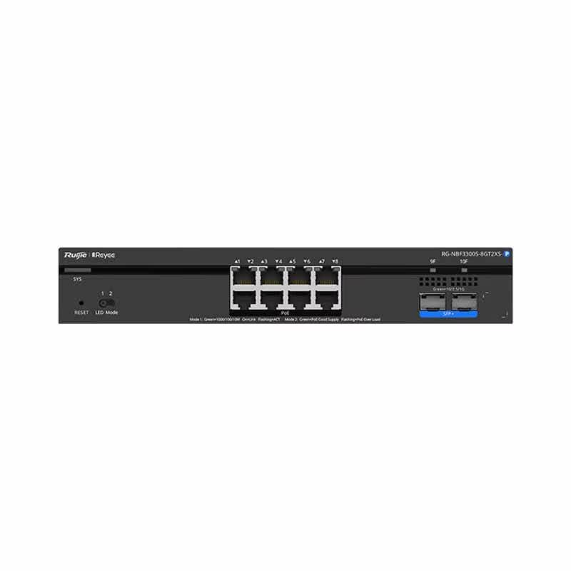 Ruijie RG-NBF3300S-8GT2XS-P Layer 2 Managed PoE Optical Access Switch