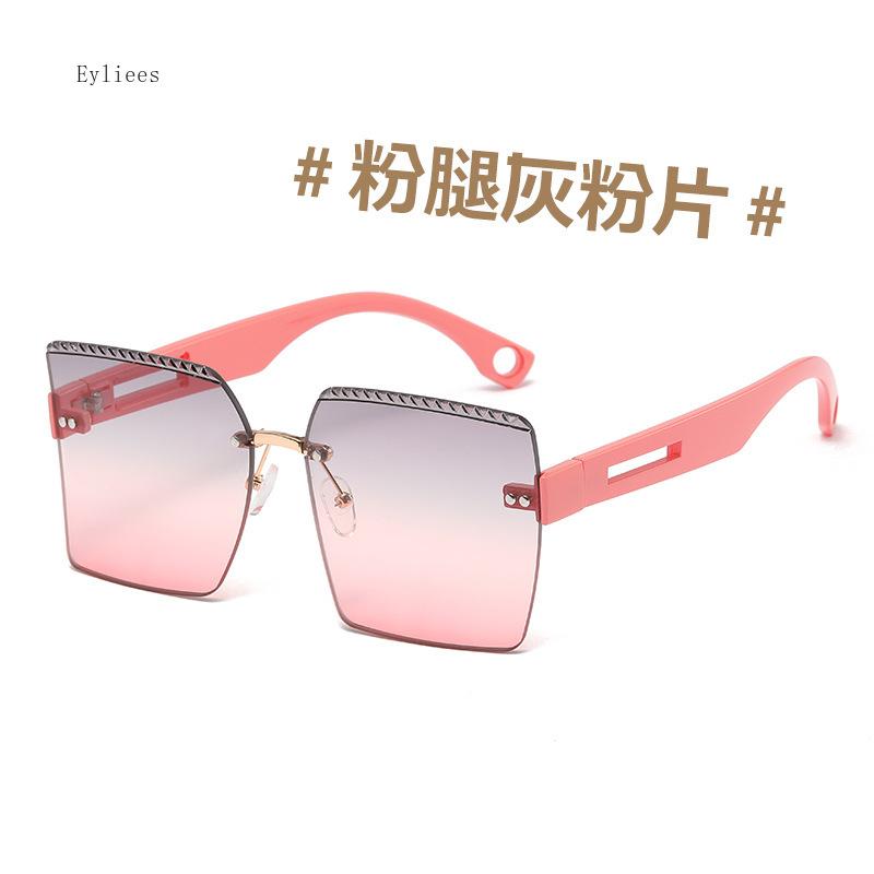 Luxury Rim-Free Women Sunglasses Glamour Female Spectacles Stylish Trend Y2K Fashion Eye Spectacles UV 400 Protection Shades Gafas De Sol Hombre