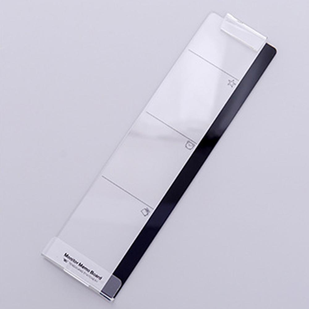 Acrylic Monitor Message Memo Board Sticky Note Display Name Card Phone Holder Name Card Holder