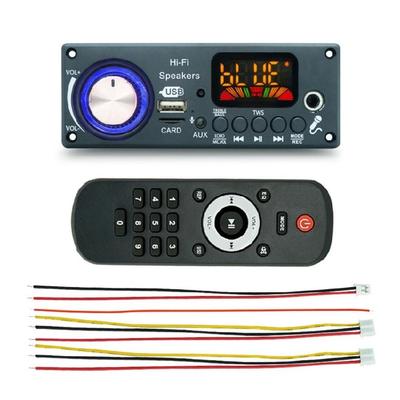 Decoding Board 12V With Microphone U Disk TF Card Player Electronic MP3 Bluetooth-compatible Amplifier