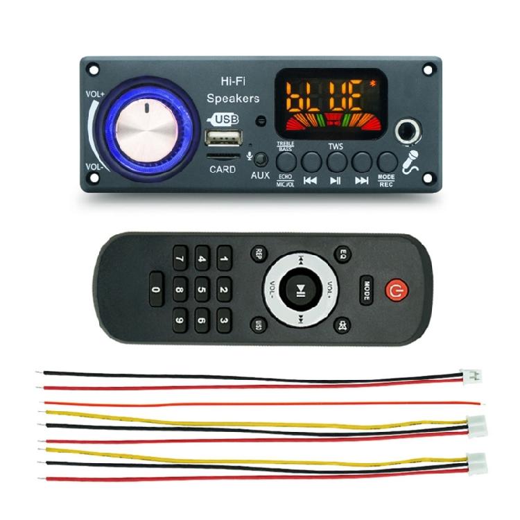 

Decoding Board 12V With Microphone U Disk TF Card Player Electronic MP3 Bluetooth-compatible Amplifier 1