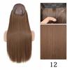 XINRAN Moda Damska Kolor Ombre Niewidoczny Długi Doczepiany Włos Syntetyczny Włókno Długie Falowane Ombre Cosplay Codzienne Noszenie Bez Klipsów Przedłużanie Włosów