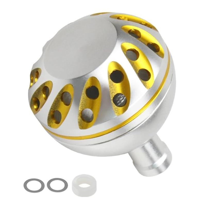 

[APAGAI] [Single item] Power handle knob aluminum round knob reel handle knob Shimano A Daiwa S spinning reel fishing General purpose 38mm circular