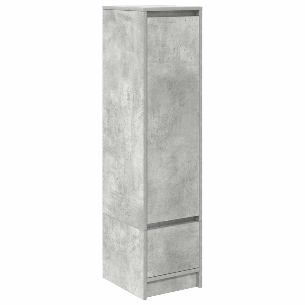 Highboard Concrete Grey 29.5 x 34 x 119.5 cm Particleboard