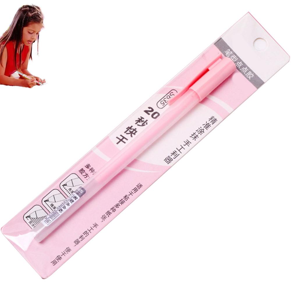 

Scrapbook Quick Dry Glue Pen Gl-ue Dots Adhesive Tool Quick Dry Papercrafts DIY Handmade Stationery Liquid Glue Pen розовый