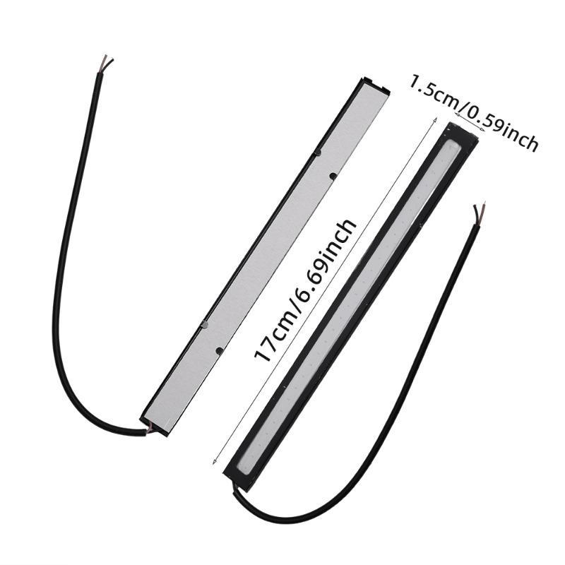 5W Auto Tagfahrlicht Wasserdicht Auto COB Ultrahell DRL LED Panel Lichtleiste Nebelscheinwerfer Biegsamer Zusatzscheinwerfer