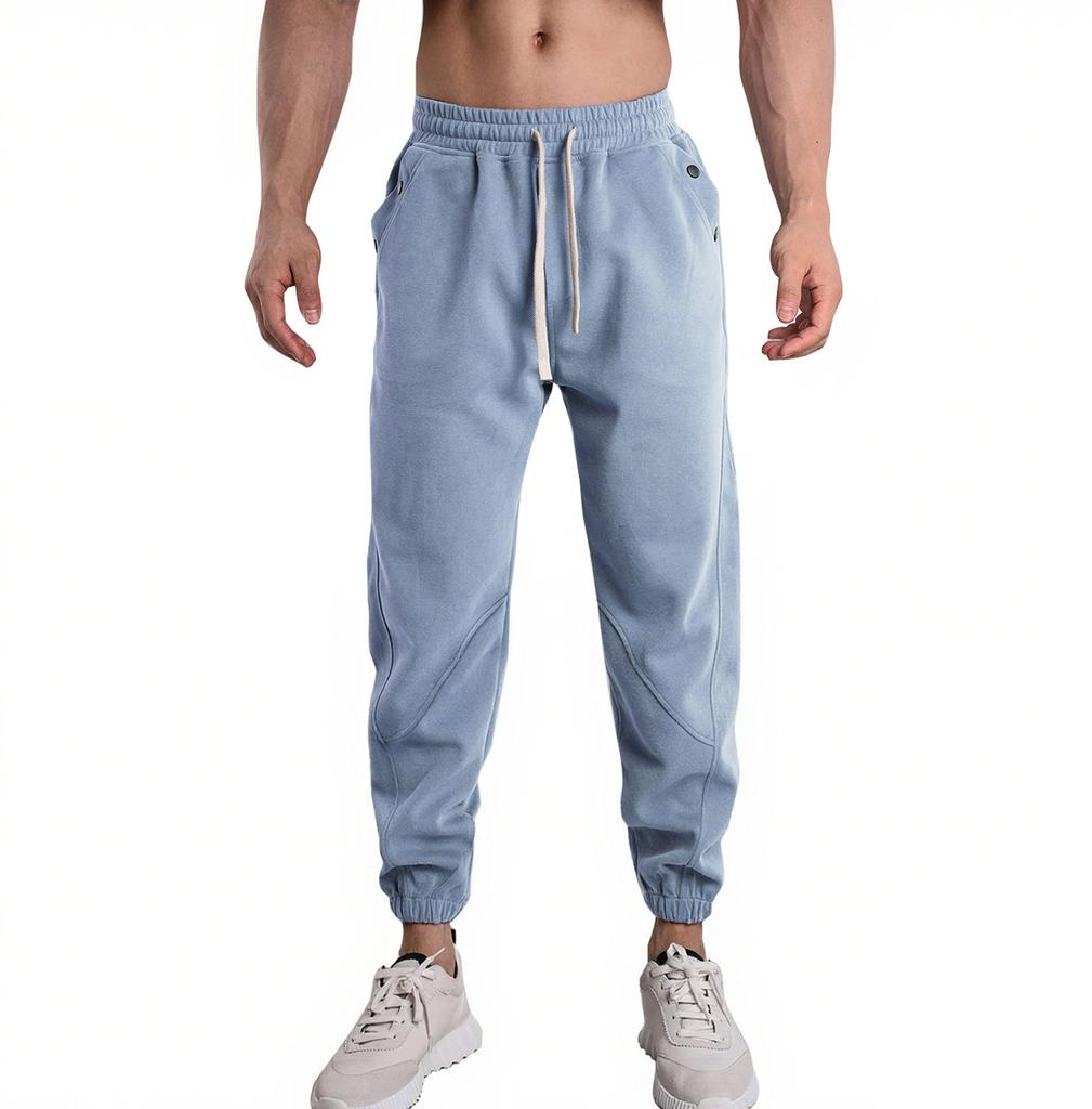 Sweatpants Men's Loose Running Fitness Cropped Pants