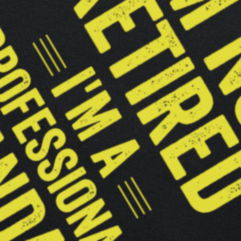 Funny I'm Not Retired I'm A Professional Grandad Vintage T-shirts Men Fashion Casual Tshirt 100% Cotton Loose Oversized T Shirt