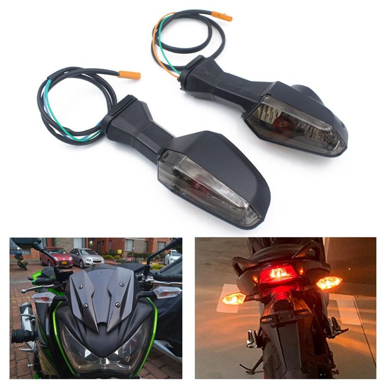 A28G-Motorcycle Front And Rear Turn Signal Light Indicator Blinker Replacement Accessories For Kawasaki Ninja 250 300 600 Z1000