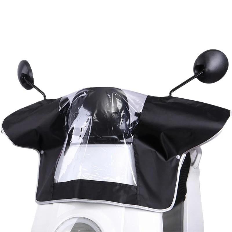 Electric Scooter Dashboard Rain Cover Waterproof Zipper Transparent Window Quick Installation for Scooter Riding Gear