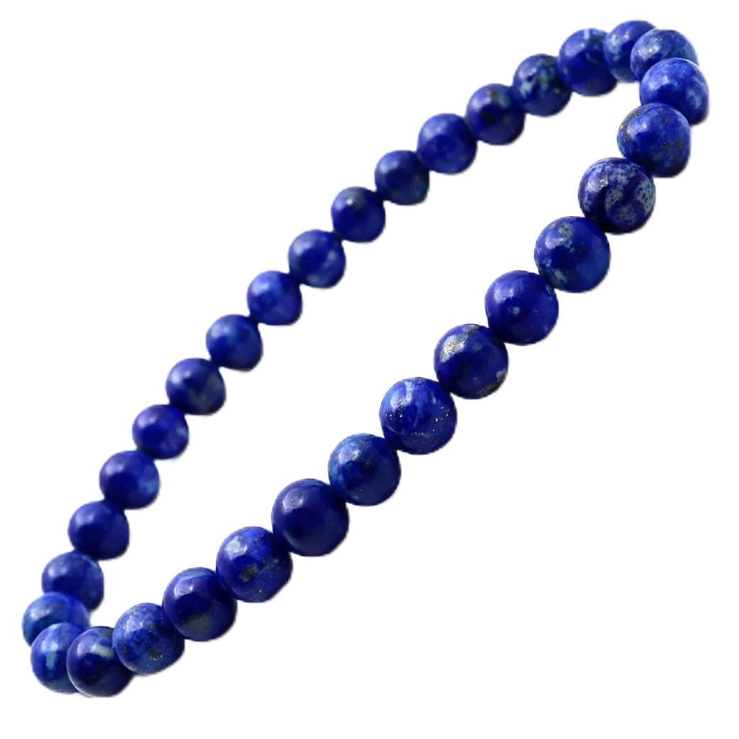 

Lapis Lazuli December Natural Power Inner [GOLD STONE] Bracelet, 6mm, Birthstone, Stone, Stone, Circumference Approx. 16.5cm