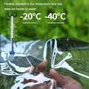 Black PVC Soft Glass Film Shade Sails Thicken Waterproof Dustproof Semi Blackout Rain Cover Balcony Rainproof Sunshade Tarpaulin