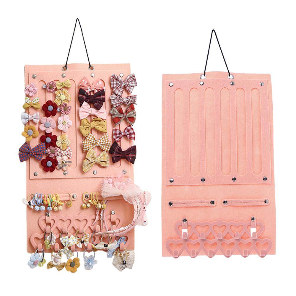 Hair Bows Holder for Baby Girls Hair Clips Storage Hanger Bows and Headbands Holder for Baby Hair Accessories