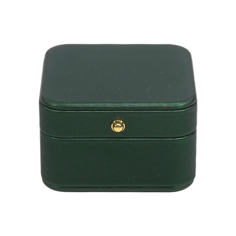 1 pz Scatola Espositore per Monete 45mm Porta Scatole Quadrata Blu Prussia in Ecopelle per Conservazione Monete con Velluto Nero