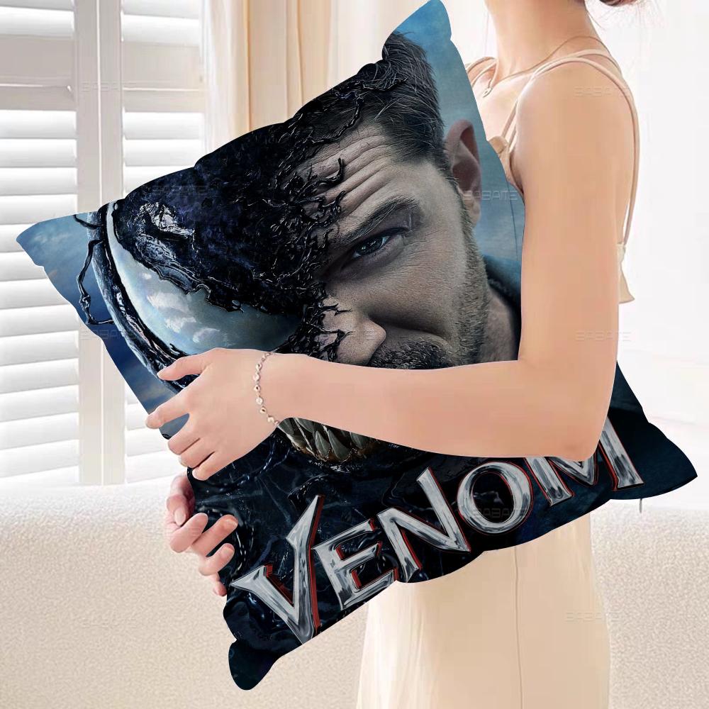 Superhero Movie V-Venom Personalized Pillow Cover Kids Bedroom Wild Party Decor Pillowcase Kid Birthday Shower Gift