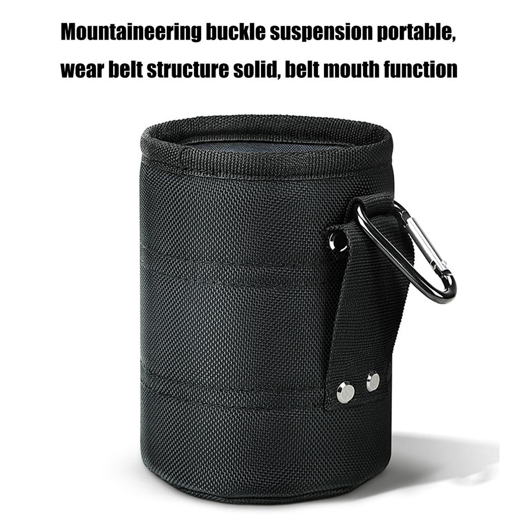 Portable Wear Resistant Tool Pouch Bag Thickened Ideal for Industrial Use with Adjustable Waist Belt and Multiple Pocket