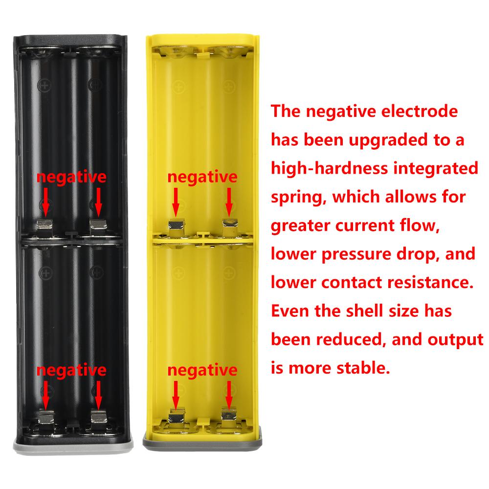 Pouzdro na 8*18650 baterie PD 45W Super rychlé nabíjení Průhledné dobíjecí pouzdro Svařovací box s venkovním světlem