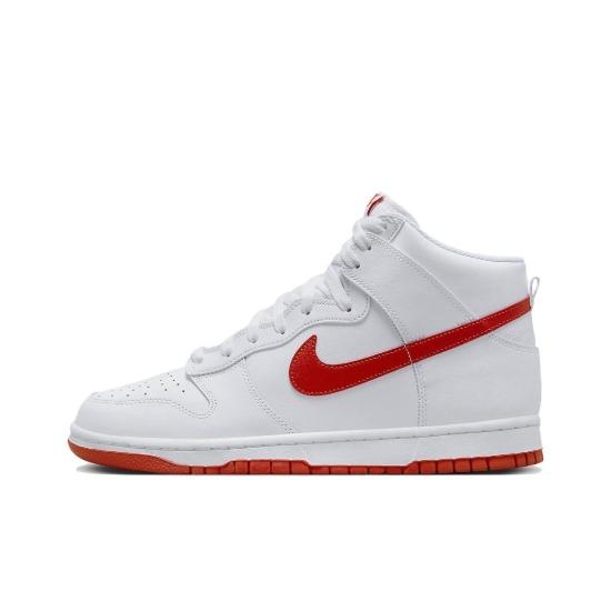 

Nike Dunk High White Picante Red DV0828-100 EU 42.5 білий