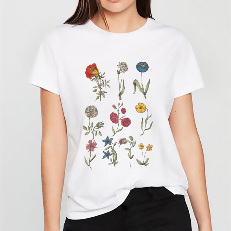 Women Fashion Lovely Giraffe Graphic T-Shirt 90S Stylish Female Harajuku Cartoon Casual Tees Summer Tops Tshirt O-Neck Clothes