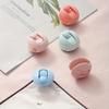 6pcs Round Gripper Clips - Non-Slip Quilt Holders for Secure Bed Sheets & Blankets - Needleless Fasteners in Mixed Colors