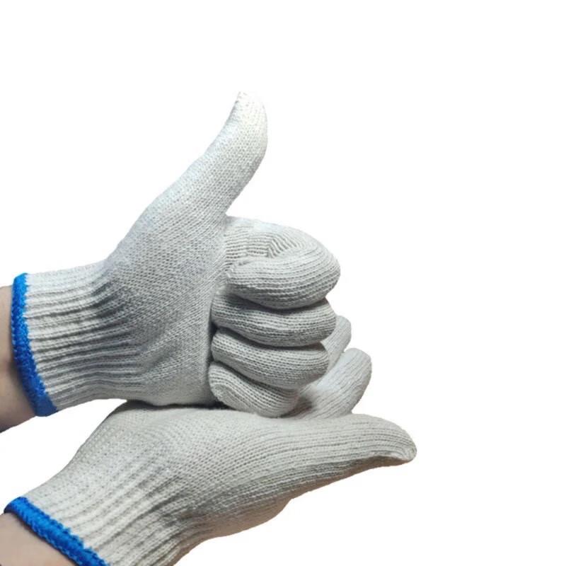 NHZHIW Baumwoll-Arbeitshandschuhe