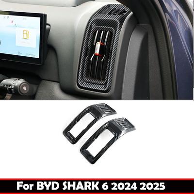 Pro BYD Shark 6 2024 2025 ABS Vnitřní přední palubní deska levá pravá Kryt výdechu klimatizace boční kryt výdechu AC Příslušenství