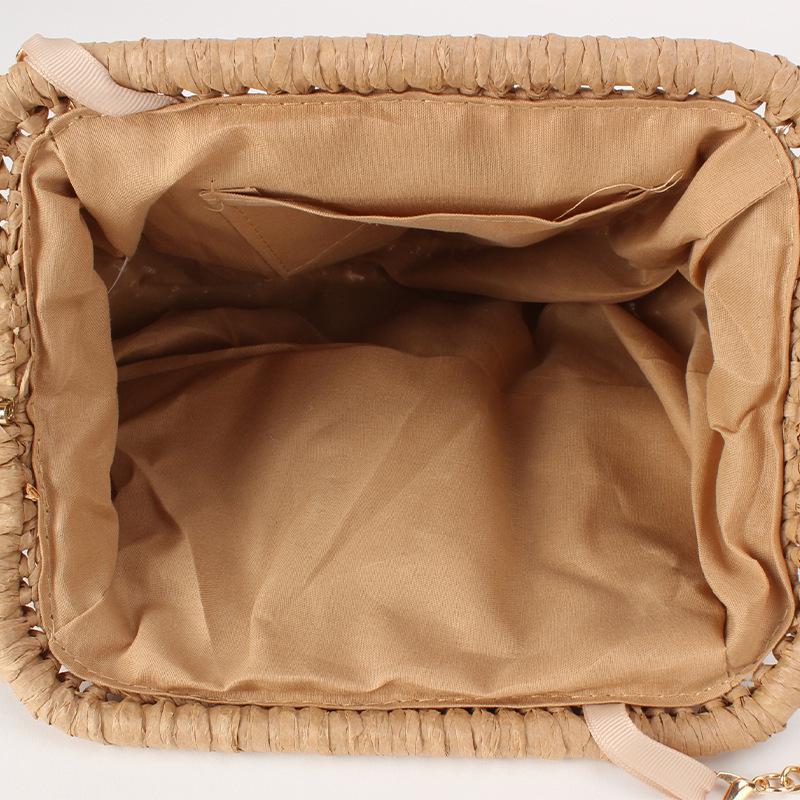 2024 Sommer Damen Vielseitige Stroh Gewebte Handtasche - Lässige Strandurlaub Schulter Crossbody Tasche