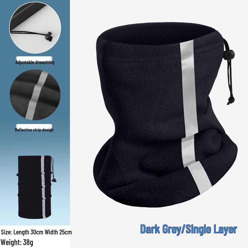 Adjustable Multifunctional Neck Warmer: Windproof Skiing & Cycling Gaiter for Autumn & Winter