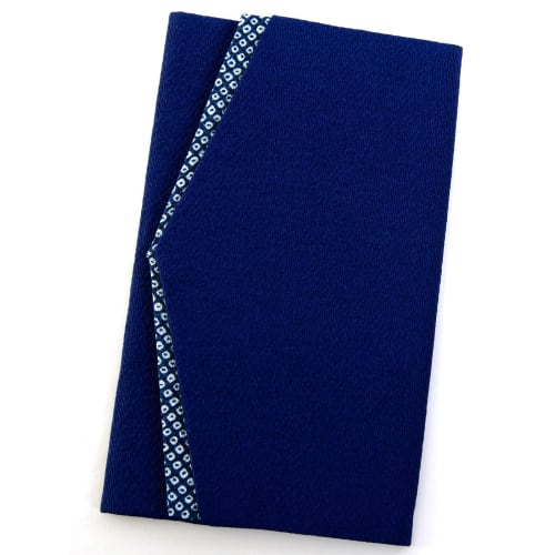 Navy Blue Crepe Gold Envelope Fukusa (cloth) for Weddings, Celebrations, and Condolences (navy Blue)
