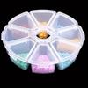 Plastic 8-Grid Storage Organizer Box for Diamond Painting Tools Jewelry Earrings Necklaces Rings Beads and Craft Supplies