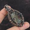 Dragon Bloodstone Gemstone Pendant Copper Wire Wrapped Pendant Handmade Pendant Anniversary Gift Wire Wrap Jewelry Rainbow Moonstone Pendant