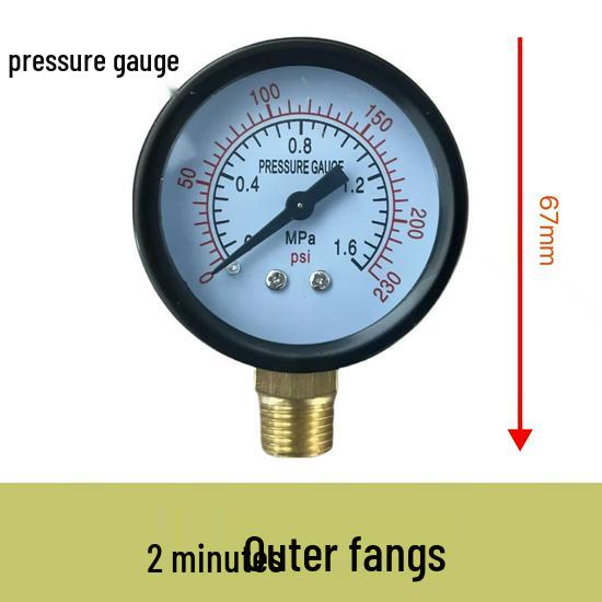 Integrated System: Air Source Heat Pump Buffer Tank with Underfloor Heating, Pressure Relief Valve, Air Vent, and Pressure Gauge